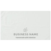 Nappe Affichage de logo botanique vert sauge minimaliste (Devant (Horizontal))