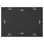 Nappe Affichage minimal du logo noir de l'événement prof (Devant (Horizontal))