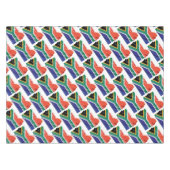 Nappe AFRIQUE DU SUD Drapeau CARTE Patriotique élégant (Devant (Horizontal))
