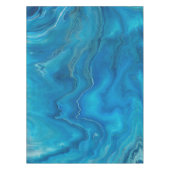 Nappe Agate de marbre bleu et Turquoise Résumé (Devant)