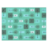 Nappe Âge atomique formes simples Turquoise (Devant (Horizontal))
