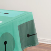 Nappe Âge atomique formes simples Turquoise (In Situ)