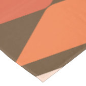 Nappe Âge atomique Géométrique Brun Orange (Angle)