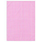 Nappe Agritourisme rustique rose et blanc En vichy plaid (Devant)