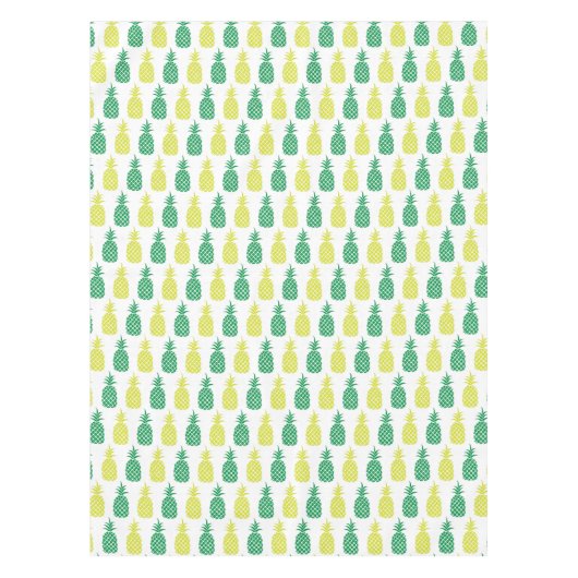 Nappe Aiguille tropicale Fruit hawaïen jaune vert jaune (Devant)