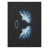 Nappe Ailes d'angle brillant bleu sur arrière - plan noi (Devant)
