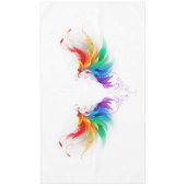 Nappe Ailes fluffy arc-en-ciel (Devant)