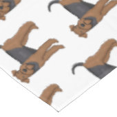 Nappe Airedale terrier dog cartoon (Angle)