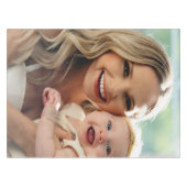 Nappe Ajouter une photo de bébé Personnaliser (Devant (Horizontal))