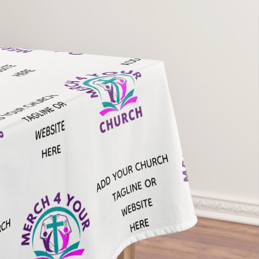 Nappe AJOUTER VOTRE LOGO Business Church Merchandises (In Situ)
