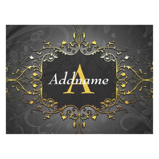 Nappe Ajouter votre nom et votre initiale (Devant (Horizontal))