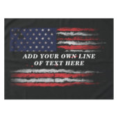 Nappe Ajouter votre propre texte sur grunge American fla (Devant (Horizontal))