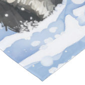 Nappe Akita Chien Winter Wonderland Noël Joie (Angle)