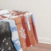 Nappe Akita Chien Winter Wonderland Noël Joie (In Situ)