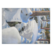 Nappe Akseli Gallen-Kallela - Le repaire du Lynx (Devant (Horizontal))