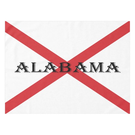 Nappe Alabama et drapeau (Devant (Horizontal))