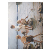 Nappe Albert Edelfeue - Les garçons jouent sur le rivage (Devant)