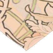 Nappe Alfonse Mucha Art Nouveau Peonies (Angle)