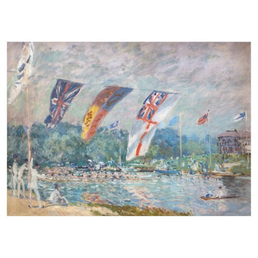 Nappe Alfred Sisley - Régates à Molesey (Devant (Horizontal))