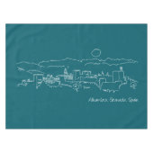 Nappe Alhambra coucher de soleil (Devant (Horizontal))