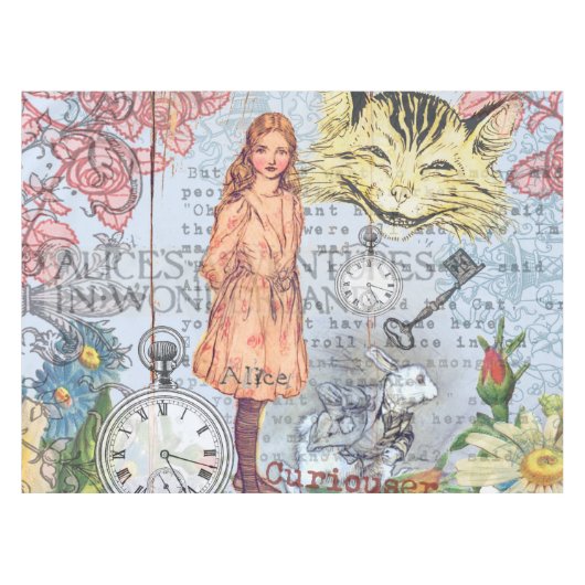 Nappe Alice au pays des merveilles Classique Cheshire Ra (Devant (Horizontal))