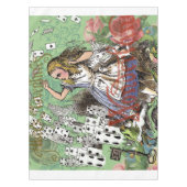 Nappe alice cartes d'aventure merveilleux chapelier lapi (Devant)