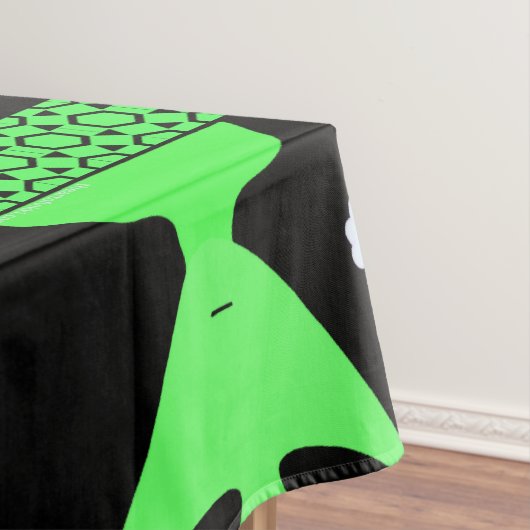 Nappe Alien Amusant Père Noël Geek Humour Vert Et Noir A (In Situ)