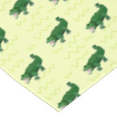 Nappe Alligator en jaune (Angle)