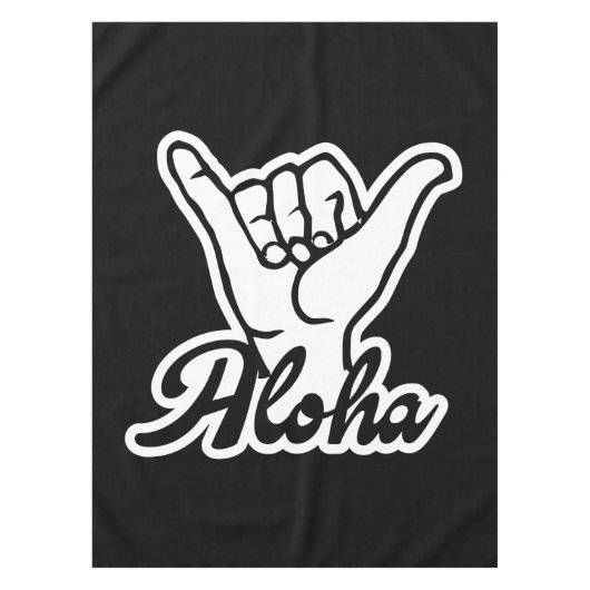 Nappe Aloha Shaka Main, Hang Loose signe (Devant)