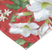 Nappe Amaryllis & Holly Red Christmas (Angle)