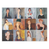 Nappe Amedeo Modigliani - Collage de chefs-d'oeuvre (Devant (Horizontal))