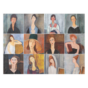 Nappe Amedeo Modigliani - Collage de chefs-d'oeuvre