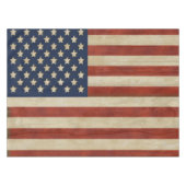 Nappe American Flag Rustic Americana 4 juillet (Devant (Horizontal))