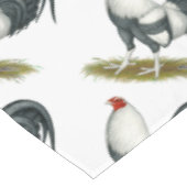 Nappe American Game Silver Blue Gamecock (Angle)