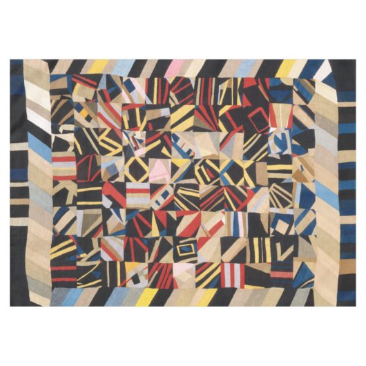 Nappe Amish Crazy Quilt par Lydia Beach (Devant (Horizontal))