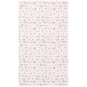 Nappe Amour Chic Romantique Text Lettering Cœurs Saint-V (Devant)
