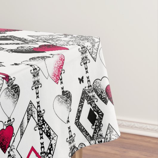Nappe Amour, résille, patchwork (In Situ)
