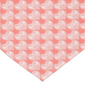 Nappe Amour sans couture Saint-Valentin blanc dentelle c (Angle)