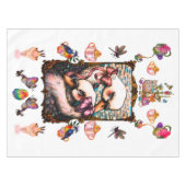 Nappe Amoureux de cygnes (Devant (Horizontal))