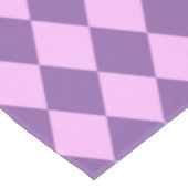 Nappe Amusants rose et orchidée violet arlequin design (Angle)