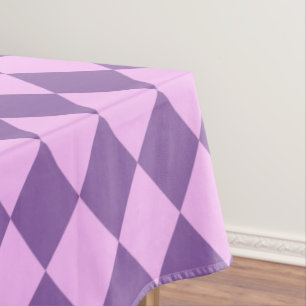 Nappe Amusants rose et orchidée violet arlequin design