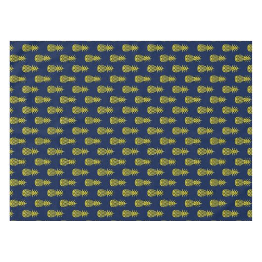 Nappe Ananas bleus (Devant (Horizontal))