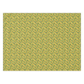 Nappe Ananas et feuille tropical sur l'or (Devant (Horizontal))