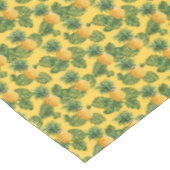 Nappe Ananas et feuille tropical sur l'or (Angle)