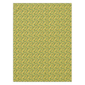 Nappe Ananas et feuille tropical sur l'or (Devant)