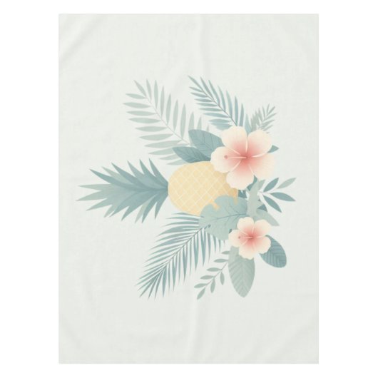 Nappe Ananas floral & Hawaiian (Devant)