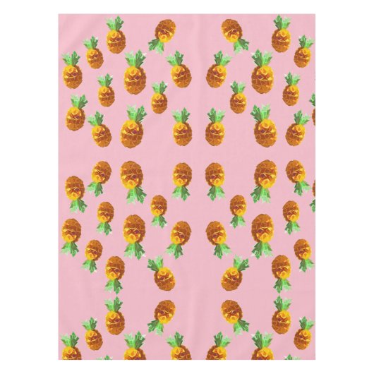 Nappe Ananas tissu de table personnalisé (Devant)