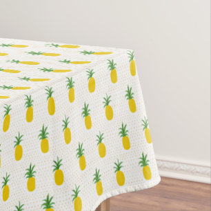 Nappe Ananas tropicaux d'or