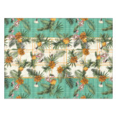 Nappe Ananas vintage et À damiers Floral (Devant (Horizontal))