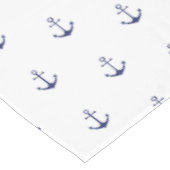 Nappe Ancrage nautique marine bleu & blanc motif bord de (Angle)